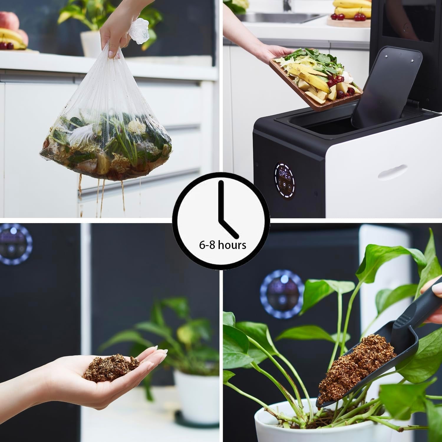 GEME World'S First Bio Smart 19L Electric Composter for Kitchen
